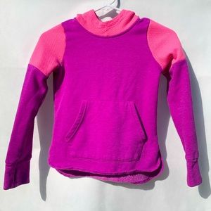 Girls Small Champion (C9) Pink and Purple Hoodie
